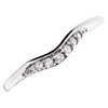 9ct White Gold Diamond Wishbone Ring - 10pts - D7158 Alternative Image