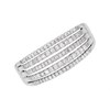 9ct White Gold Diamond Band Ring - 1/3ct - D72117 Alternative Image