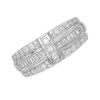 9ct White Gold Diamond Band Ring - 1/2ct - D72118 Alternative Image