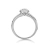 9ct White Gold Diamond Halo Cluster Ring - 1/2ct - D72128 Alternative Image
