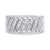 9ct White Gold Diamond Band Ring - 1/2ct - D72132 Alternative Image