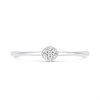 9ct White Gold Dainty Diamond Cluster Ring - D72137 Alternative Image