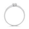 9ct White Gold Dainty Diamond Cluster Ring - D72137 Alternative Image