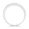9ct White Gold Channel-Set Diamond Wave Half Eternity Ring, 15pts - D72152 Alternative Image