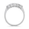 9ct White Gold Five Stone Diamond Half Hoop Ring, 1/2ct - D72153 Alternative Image