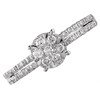 9ct White Gold Diamond Cluster Ring - 30pts - D7254 Alternative Image