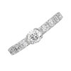 9ct White Gold 1 Carat Diamond Ring - D7271 Alternative Image