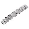 9ct White Gold Wavy Diamond Ring - 5pts - D7273 Alternative Image