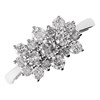9ct White Gold 1 Carat Diamond Cluster Ring - D7289 Alternative Image