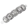 9ct White Gold Diamond Halo Cluster Ring - 1/2ct - D7299 Alternative Image