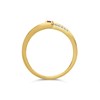 9ct Gold Ruby And Diamond Band Ring - 5pts - D7323 Alternative Image