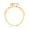 9ct Gold Ruby And Diamond Ring - 12pts - D7443 Alternative Image