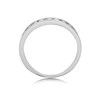 9ct White Gold Diamond Half Eternity Ring - 4pts - D7721 Alternative Image