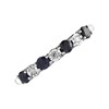 9ct White Gold Sapphire And Diamond Half Eternity Ring - D7783 Alternative Image