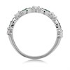 9ct White Gold Emerald And  Diamond Ring - 15pts - D7790 Alternative Image