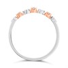 One In A Million 9ct Two Colour Gold Pink Diamond Ring - 12pts - D7841 Alternative Image