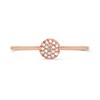 9ct Rose Gold Pave-Set Diamond Round Cluster Ring - D7889 Alternative Image