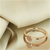9ct Rose Gold Pave-Set Diamond Round Cluster Ring - D7889 Alternative Image