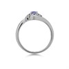 9ct White Gold Tanzanite And Diamond Ring - D79245 Alternative Image