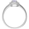 9ct White Gold Tanzanite And Diamond Ring - D79246 Alternative Image