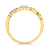 9ct Gold Diamond Wave Ring - 15pts - D80134 Alternative Image