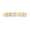 9ct Gold Diamond-Set Chain Link Ring - D80145 Alternative Image
