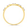 9ct Gold Five Stone Diamond Wave Ring - D80147 Alternative Image