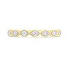 9ct Gold Seven Stone Diamond Half Eternity Ring - D80153 Alternative Image
