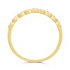 9ct Gold Nine Stone Diamond Half Eternity Ring - D80161 Alternative Image