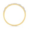 9ct Gold Two-Row Split Fancy Diamond Ring - D80168 Alternative Image