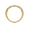 9ct Gold Diamond Banded Wedding Ring - 10pts - D80247 Alternative Image