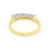 9ct Gold Diamond Half Eternity Ring - 1/3ct - D8052 Alternative Image