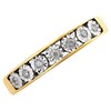 9ct Gold Diamond Half Eternity Ring - 10pts - D8085 Alternative Image