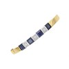 9ct Gold Sapphire And Diamond Half Eternity Ring - D8115 Alternative Image