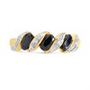 9ct Gold Sapphire And Diamond Ring - D8119 Alternative Image