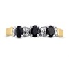9ct Gold Sapphire And Diamond Ring - D8120 Alternative Image