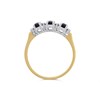 9ct Gold Sapphire And Diamond Ring - D8120 Alternative Image
