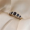 9ct Sapphire And Diamond Band Ring - D8135 Alternative Image
