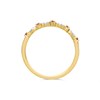 9ct Gold Ruby And Diamond Half Eternity Ring - 8pts - D8226 Alternative Image