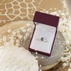 9ct Gold Blue Topaz And Diamond Cluster Ring - 7pts - D8473 Alternative Image