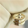 9ct Transverse Smoky Quartz And Diamond Ring - D8484 Alternative Image