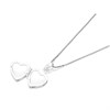 D For Diamond Silver Diamond Children's Heart Locket - D8544 Alternative Image