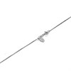 D For Diamond Silver Rainbow Children's Necklace - D8559 Alternative Image