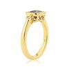 9ct Gold London Blue Topaz And Diamond Ring - 4pts - D87003 Alternative Image