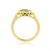 9ct Gold London Blue Topaz And Diamond Ring - 4pts - D87003 Alternative Image