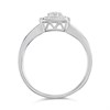 My Diamonds Silver Diamond Cushion Cluster Ring - D90136 Alternative Image