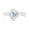 My Diamonds Silver Blue Topaz And Diamond Ring - D90142 Alternative Image