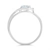 My Diamonds Silver Blue Topaz And Diamond Ring - D90142 Alternative Image