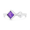 My Diamonds Silver Amethyst And Diamond Ring - D90145 Alternative Image