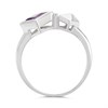 My Diamonds Silver Amethyst And Diamond Ring - D90145 Alternative Image